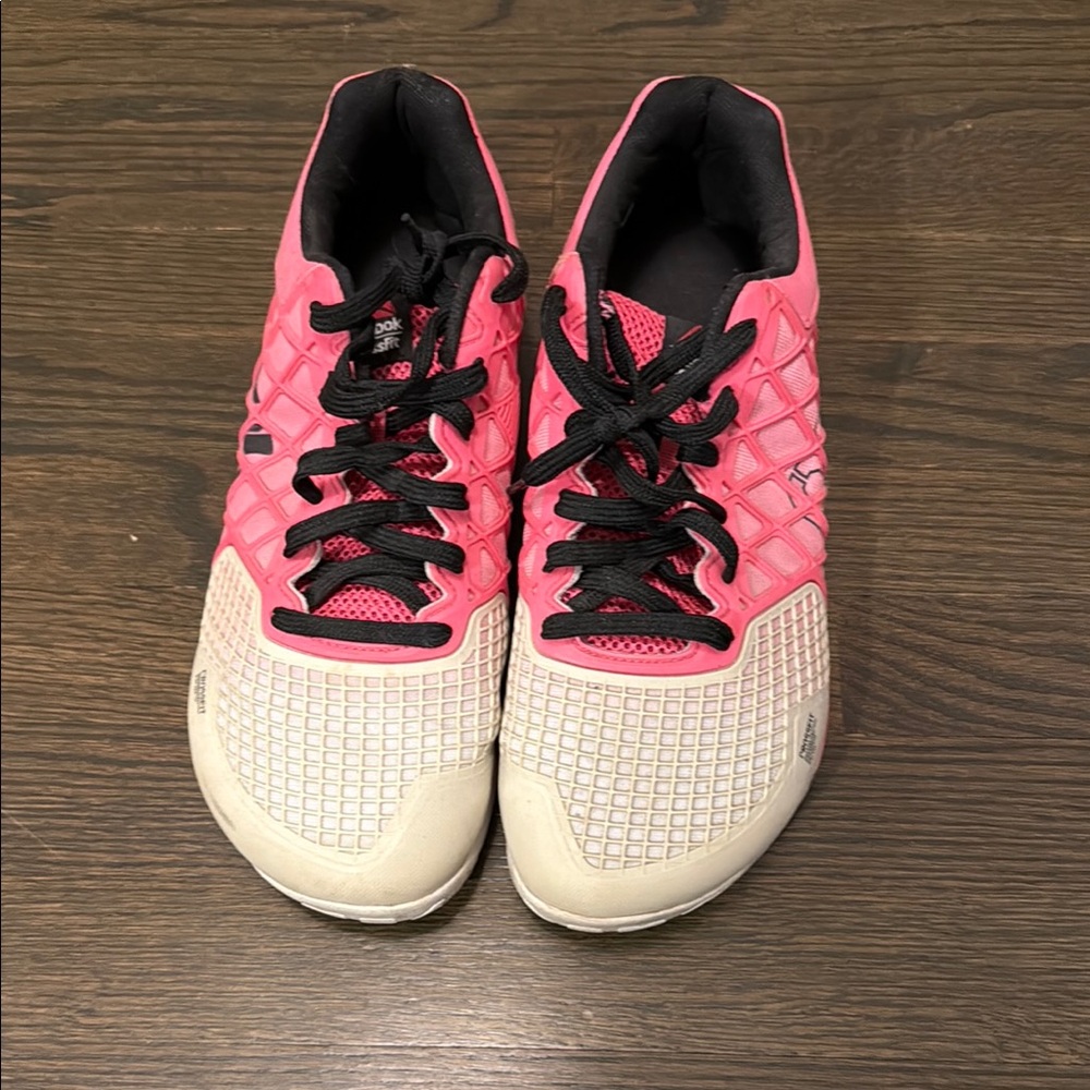 Reebok nano Pink and white 11.5
